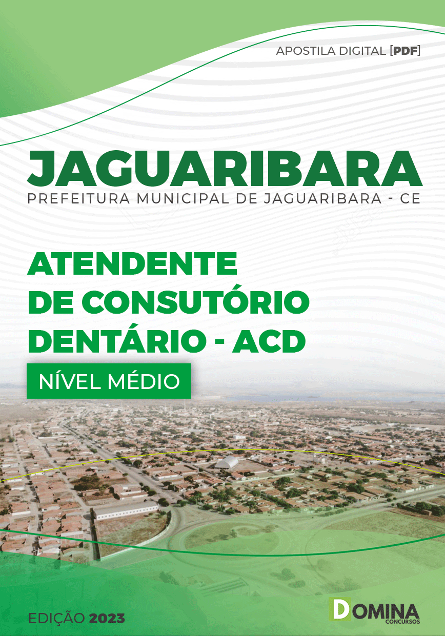 Apostila Pref Jaguaribara CE 2023 Atendente Consultório Dentário