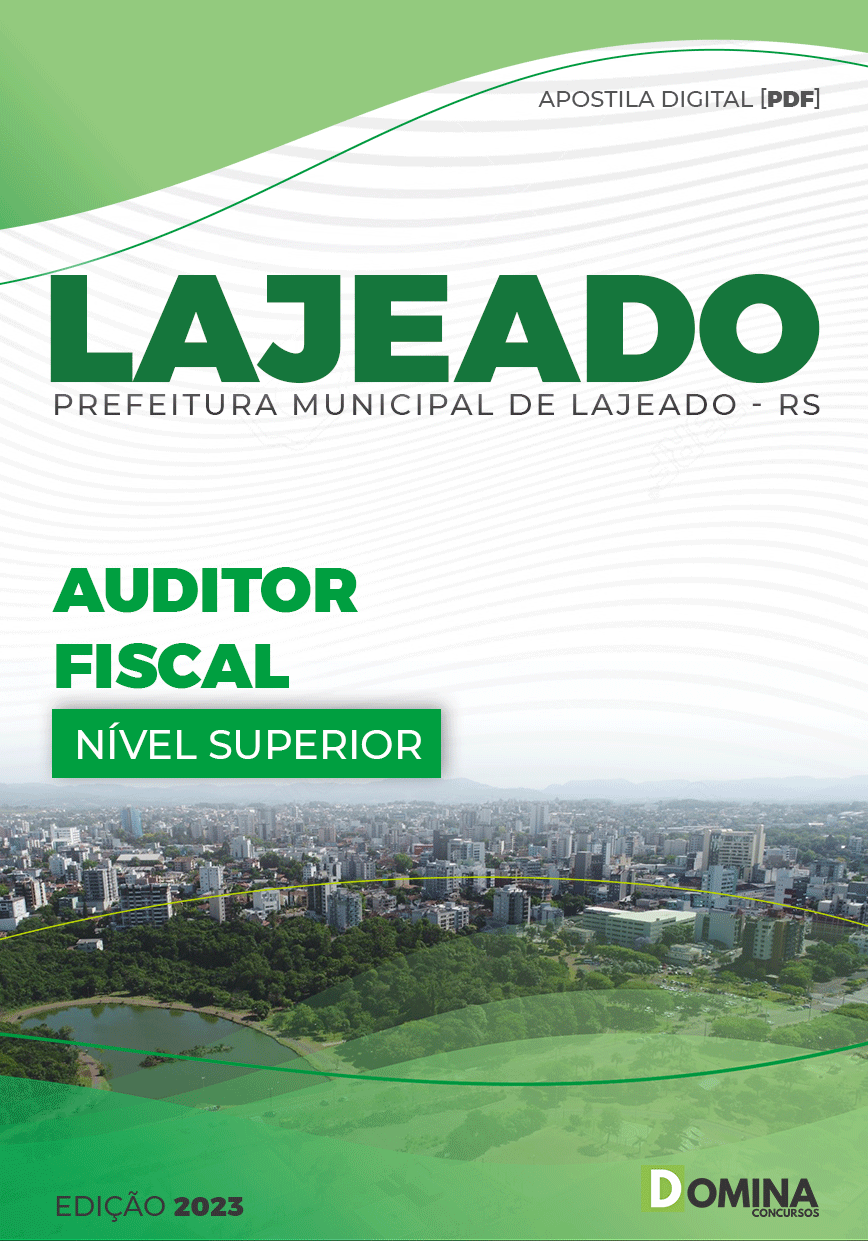 Apostila Concurso Pref Lajeado RS 2023 Auditor Fiscal