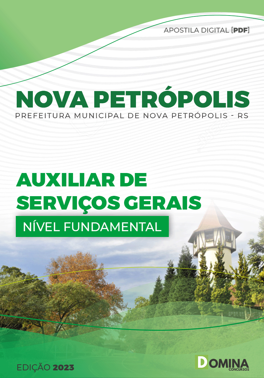 Apostila Pref Nova Petrópolis RS 2023 Auxiliar Serviços Geraisac