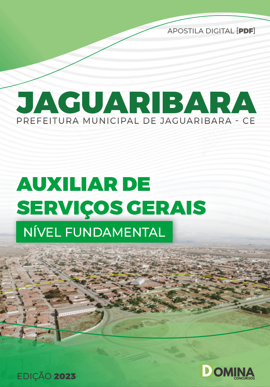 Apostila Pref Jaguaribara CE 2023 Auxiliar Serviços Gerais