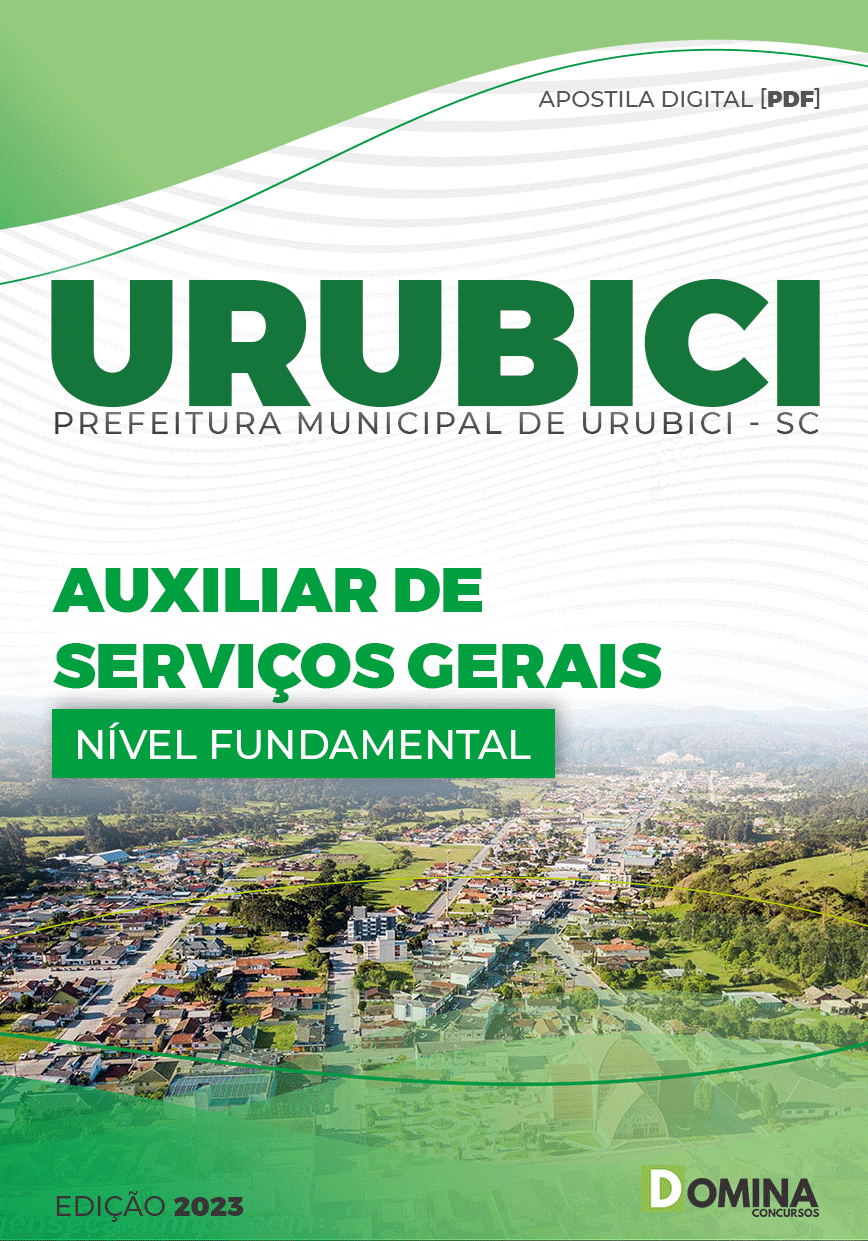 Apostila Pref Urubici SC 2023 Auxiliar Serviços Gerais