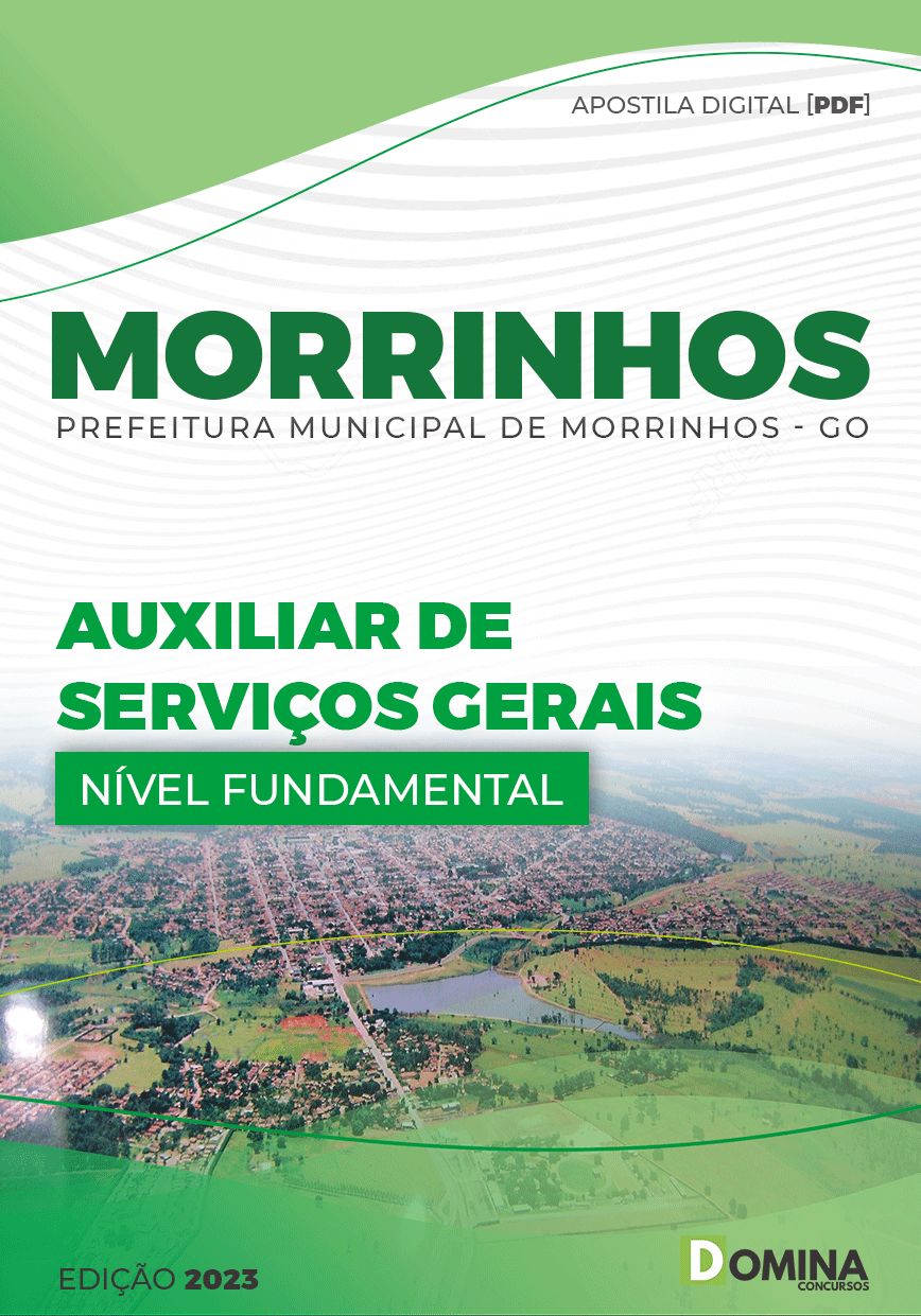 Apostila Pref Morrinhos GO 2023 Auxiliar Serviços Gerais