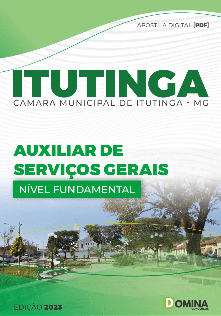 Apostila Câmara Itutinga MG 2023 Auxiliar Serviços Gerais