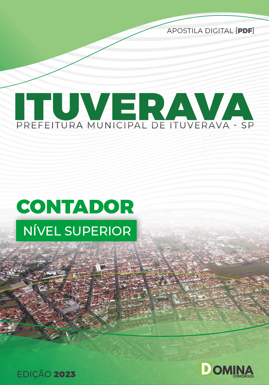 Apostila Concurso Pref Ituverava SP 2023 Contador