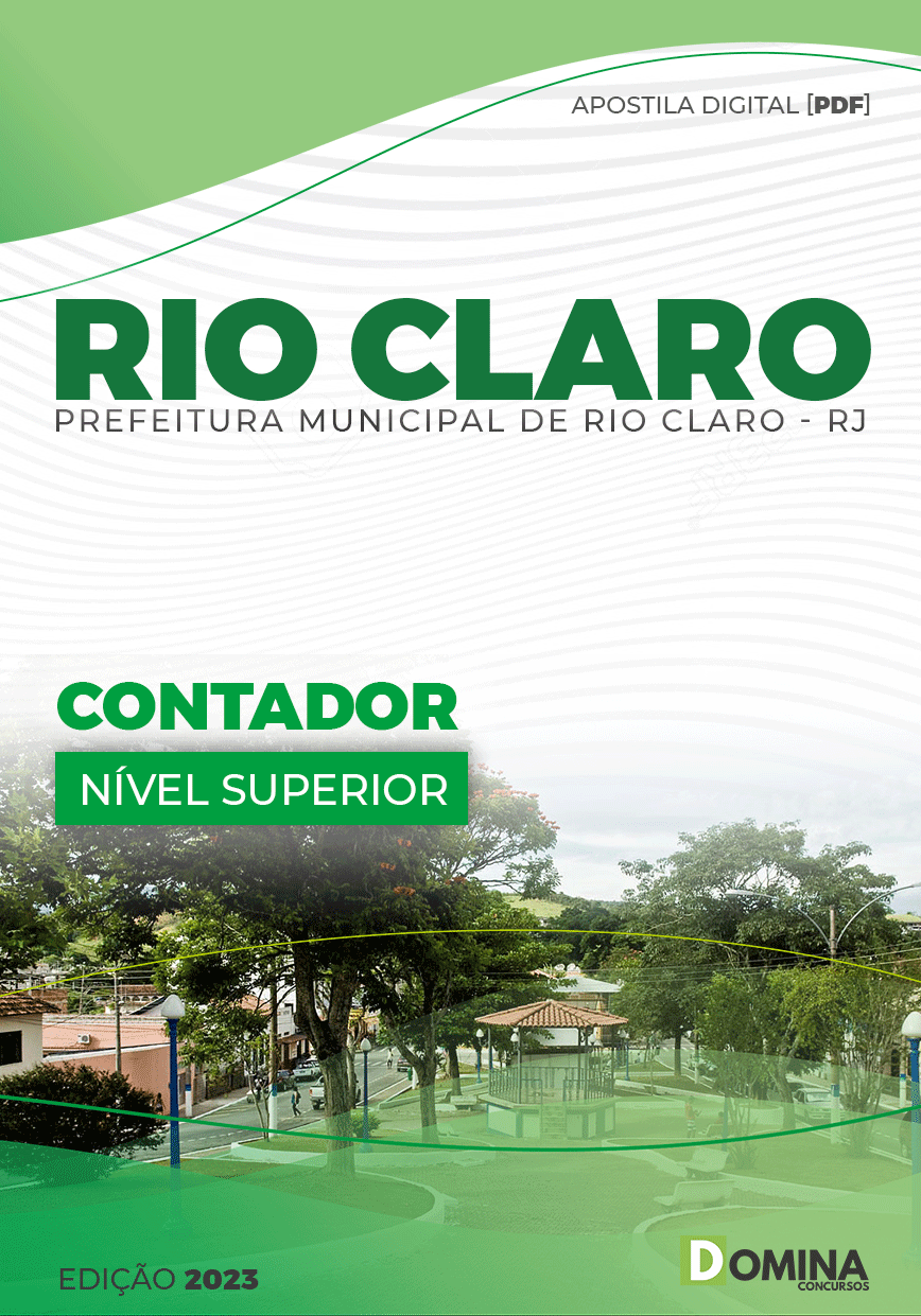 Apostila Concurso Pref Rio Claro RJ 2023 Contador