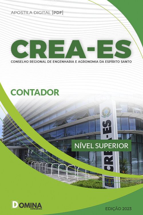 Apostila Digital Concurso CREA ES 2023 Contador