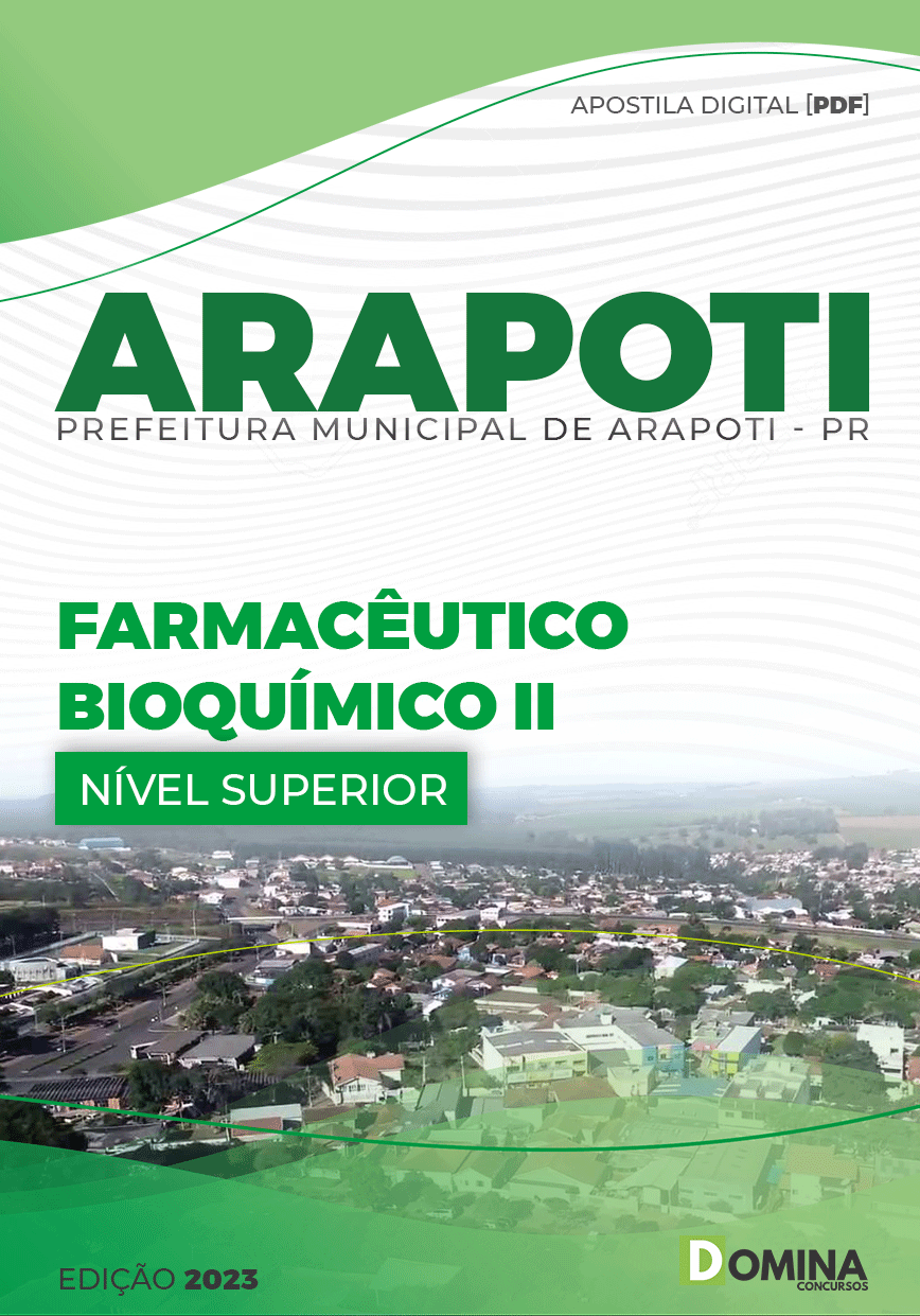 Apostila Pref Arapoti PR 2023 Farmacêutico Bioquímico II