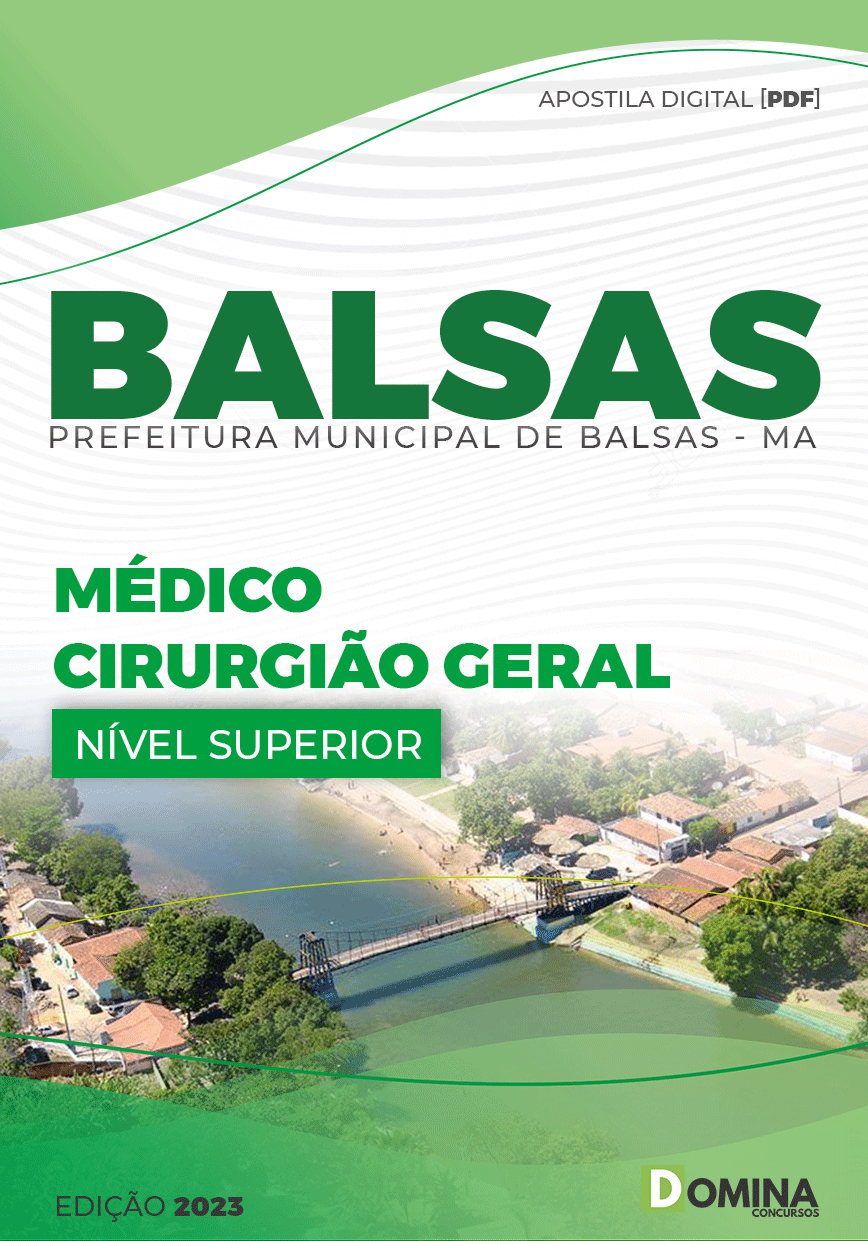 Apostila Pref Balsas MA 2023 Médico Cirurgião Geral