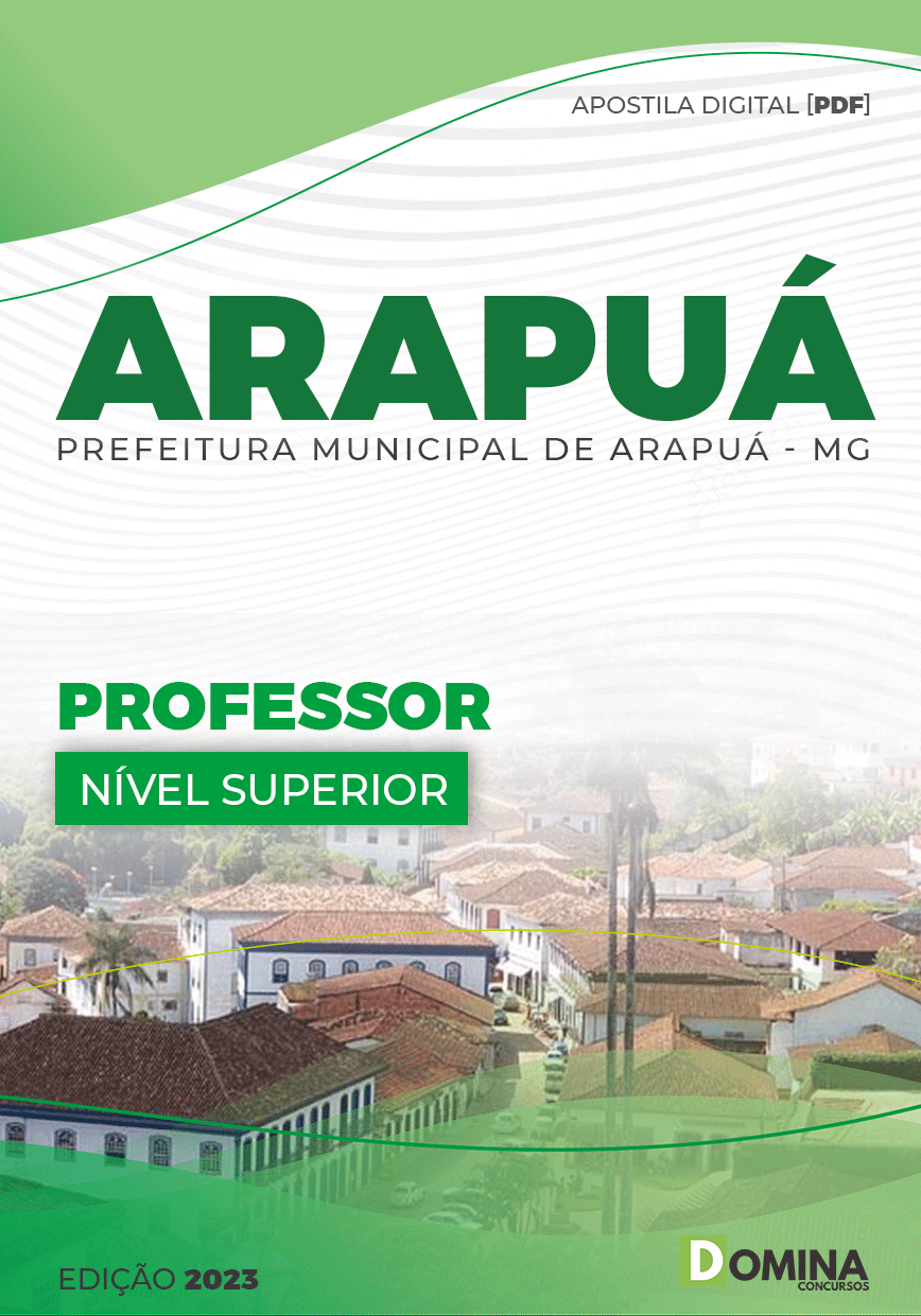 Apostila Concurso Pref Arapuá MG 2023 Professor