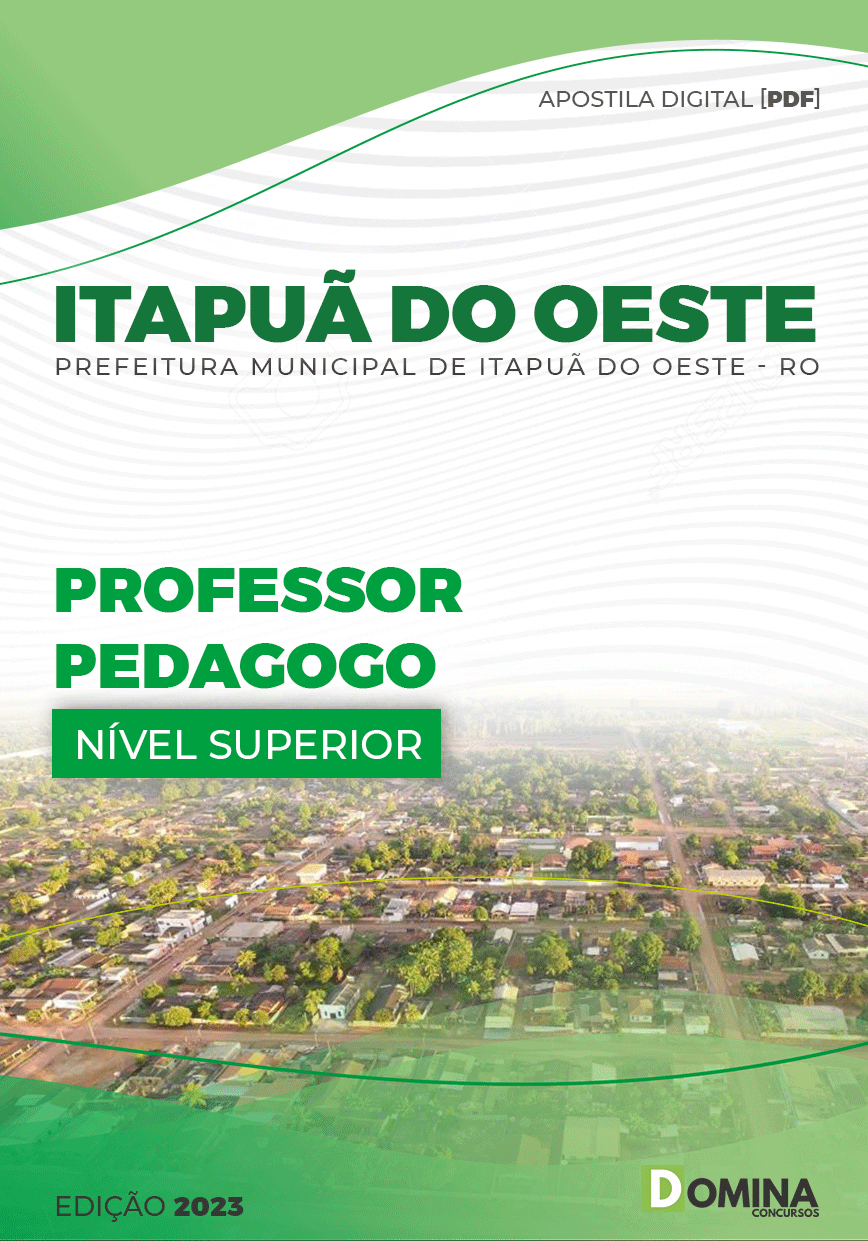 Apostila Pref Itapuã do Oeste RO 2023 Professor Pedagogo