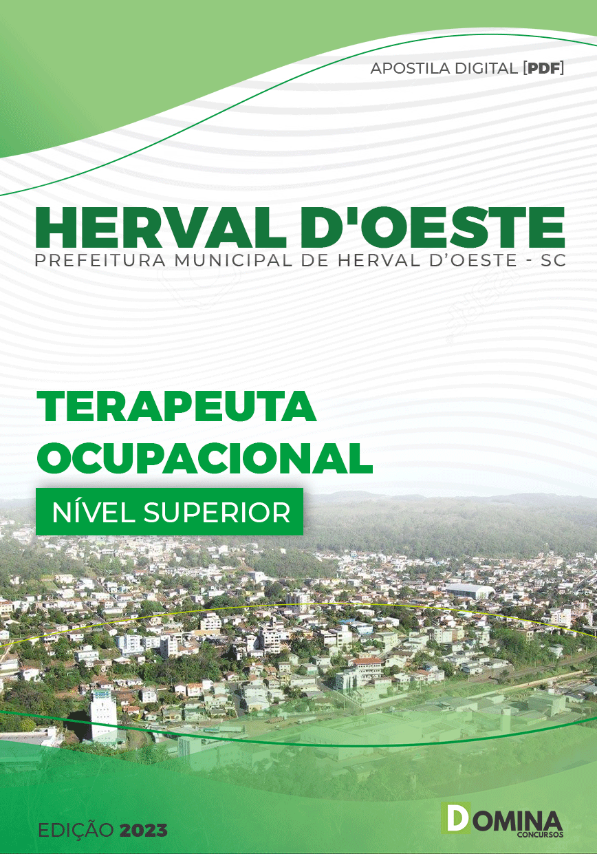 Apostila Pref Herval D’Oeste SC 2023 Terapeuta Ocupacional