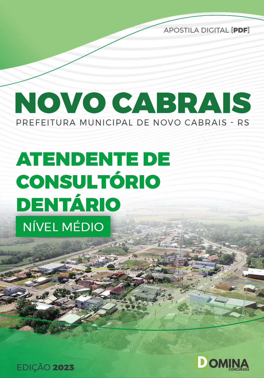 Apostila Pref Novo Cabrais RS 2023 Atendente Creche