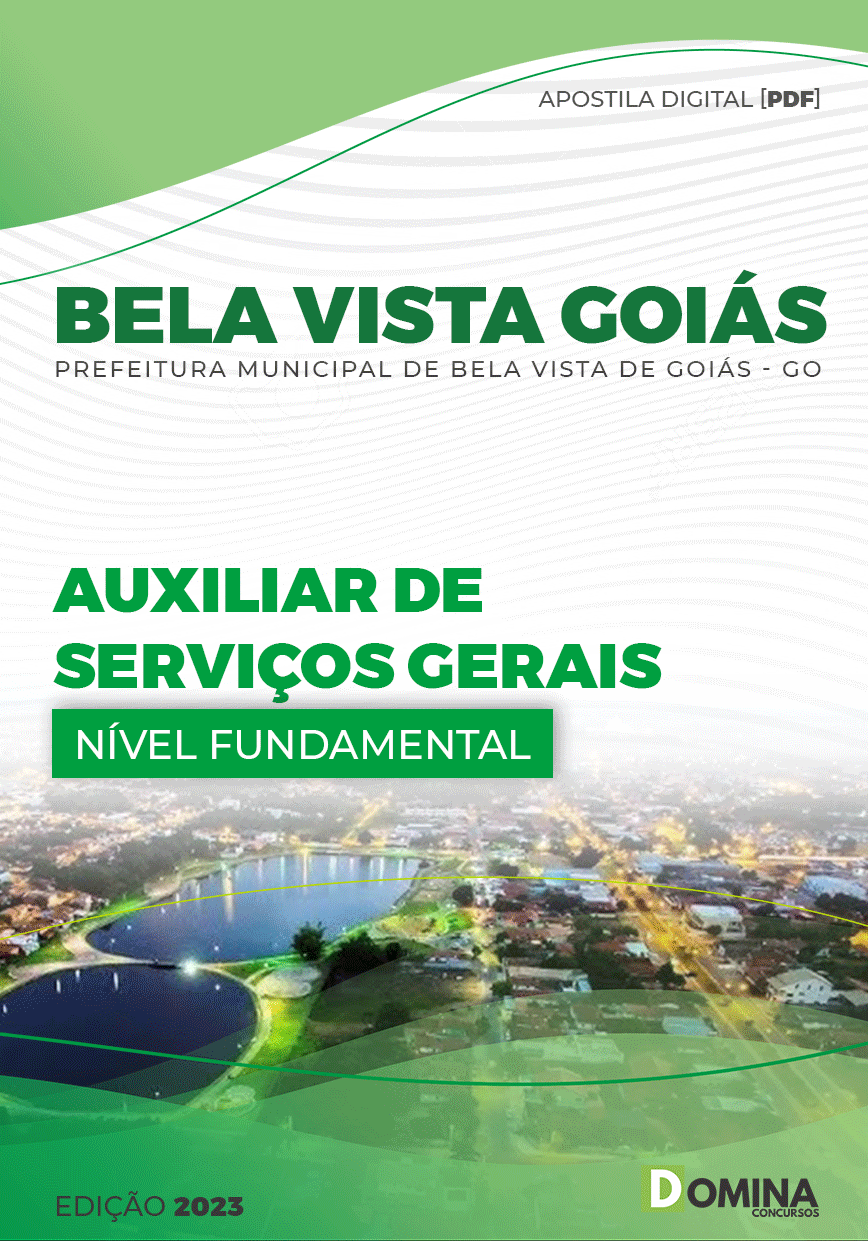 Apostila Pref Bela Vista GO 2023 Auxiliar Serviços Gerais