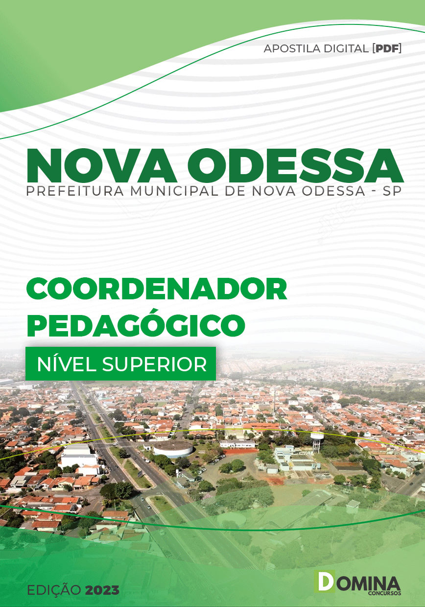 Apostila Pref Nova Odessa SP 2023 Coordenador Pedagogo