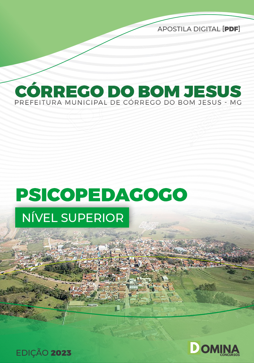 Apostila Pref Córrego Bom Jesus MG 2023 Psicólogo