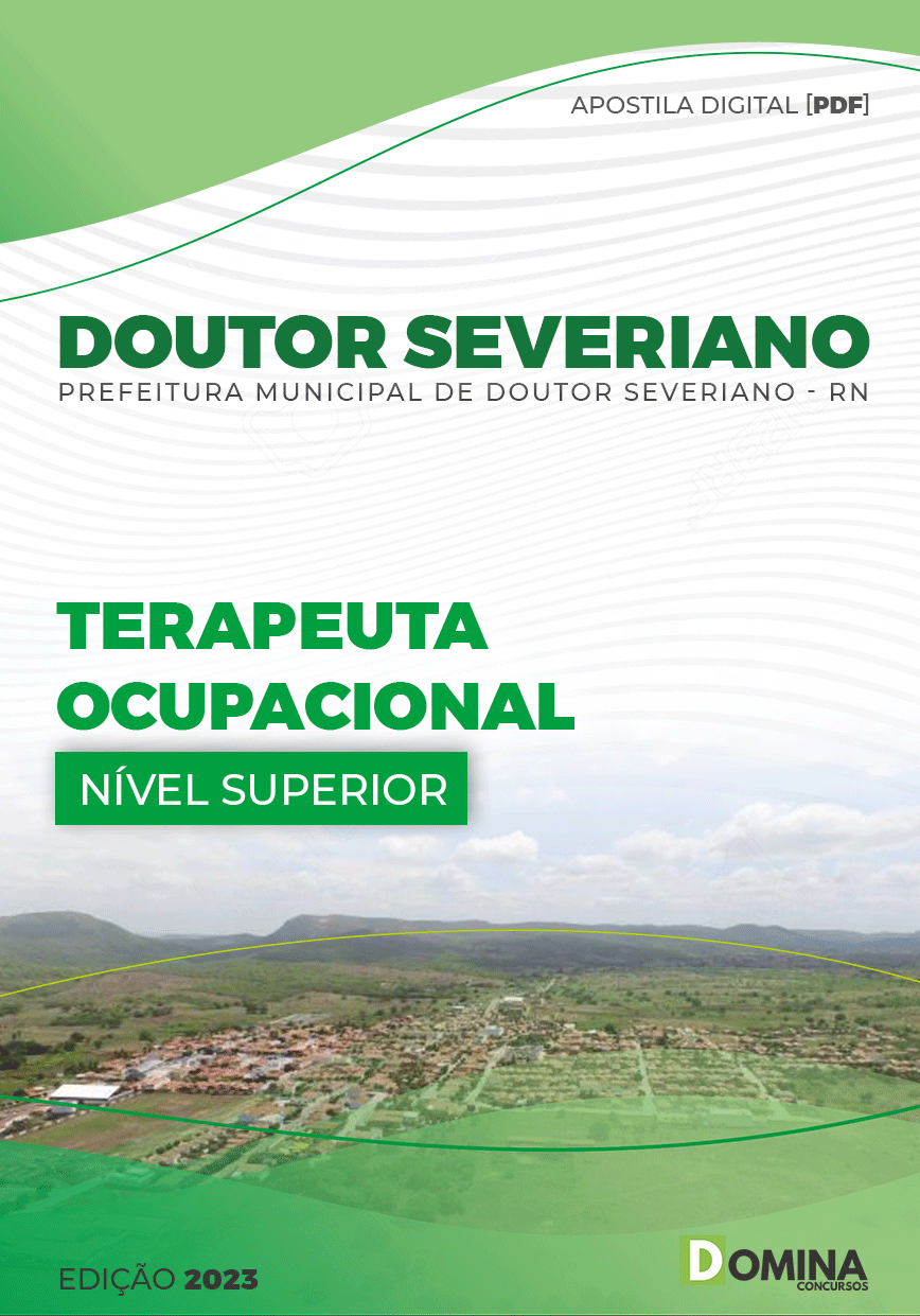 Apostila Pref Doutor Severiano RN 2023 Terapeuta Ocupacional