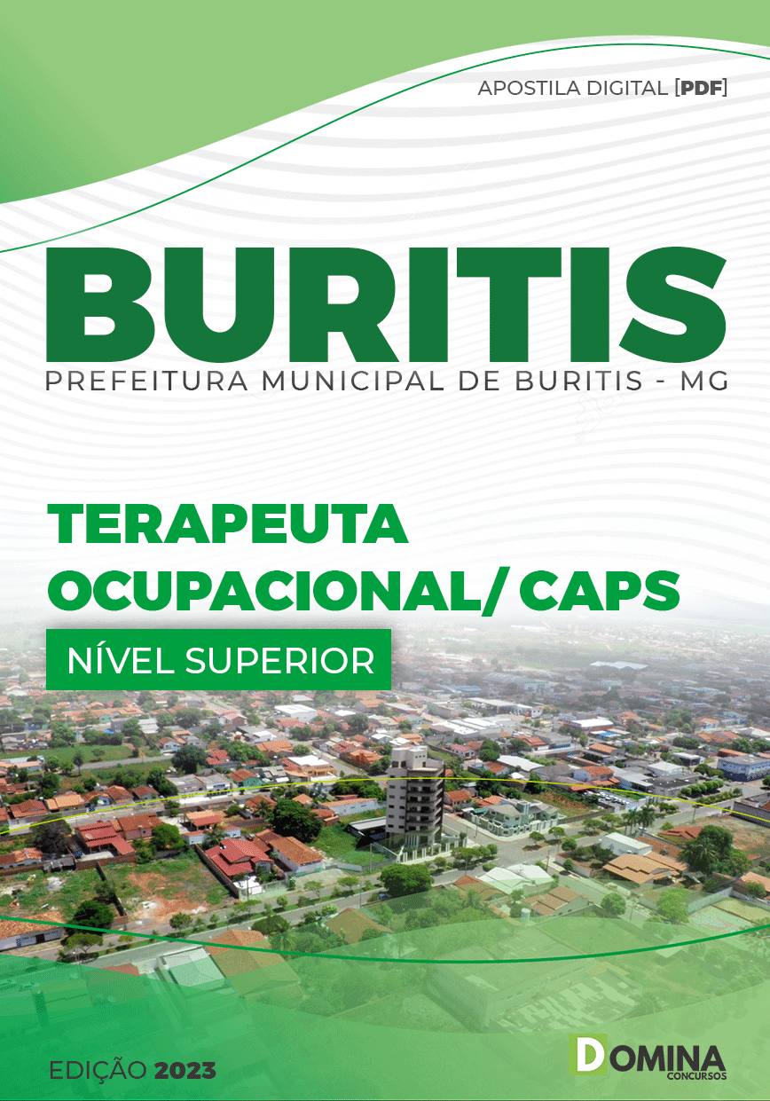 Apostila Pref Buritis MG 2023 Terapeuta Ocupacional CAPS