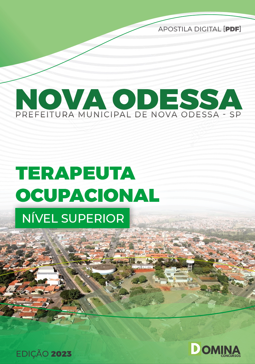 Apostila Pref Nova Odessa SP 2023 Terapeuta Ocupacional