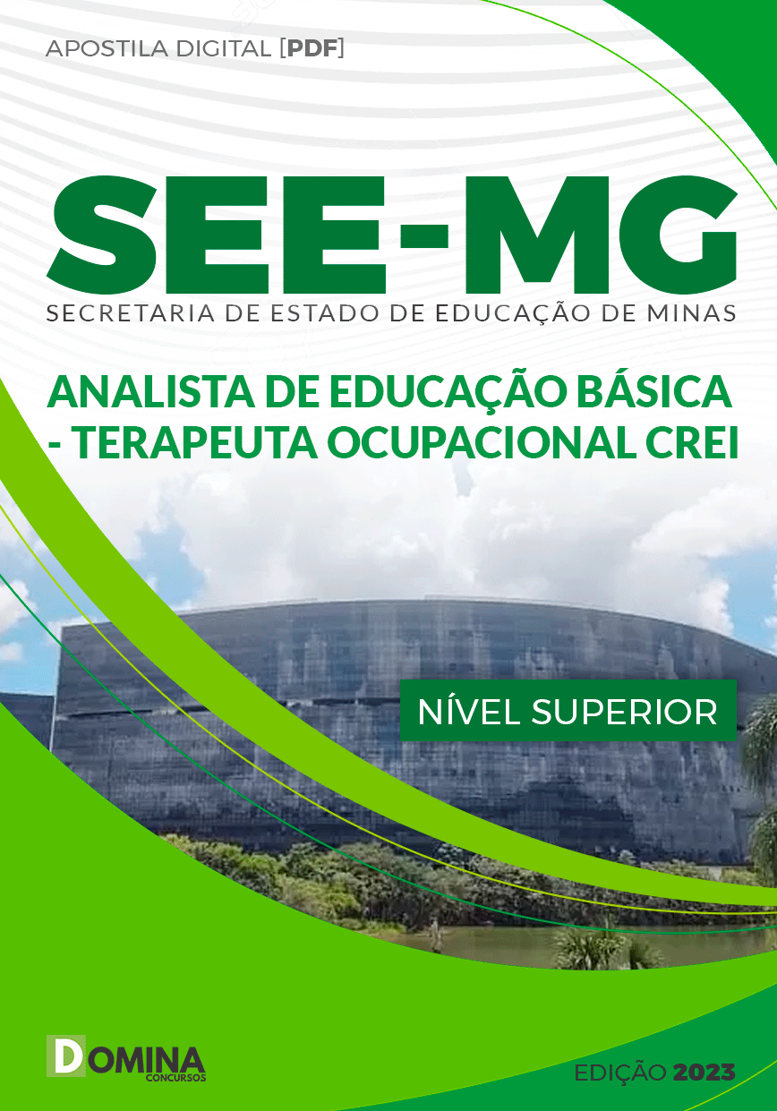 Apostila SEE MG 2023 Analista Educação Básica Terapeuta Ocupacional