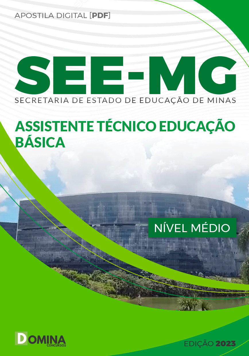 Apostila SEE MG 2023 Assistente Técnico Educação Básica