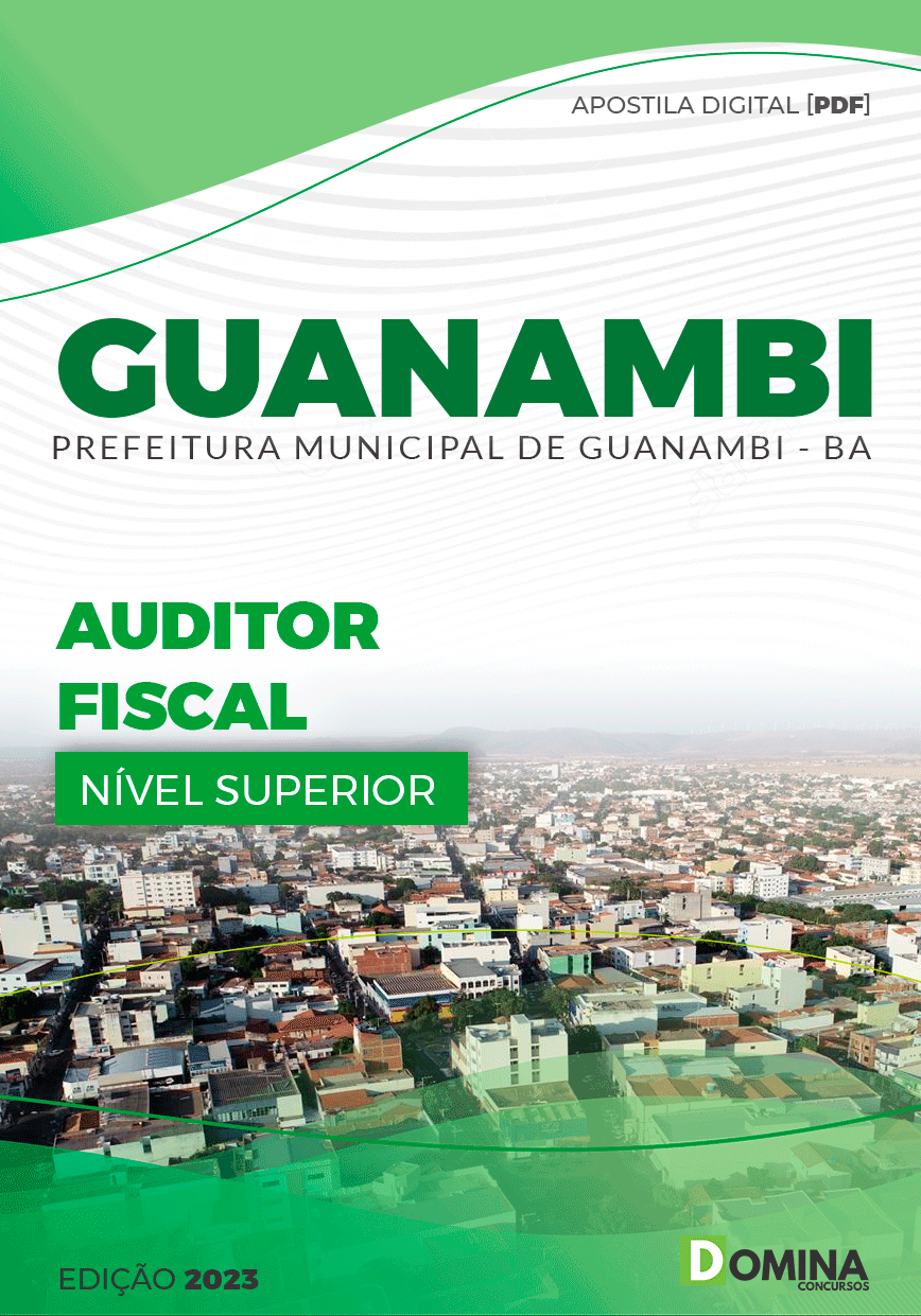 Apostila Concurso Pref Guanambi BA 2023 Auditor Fiscal