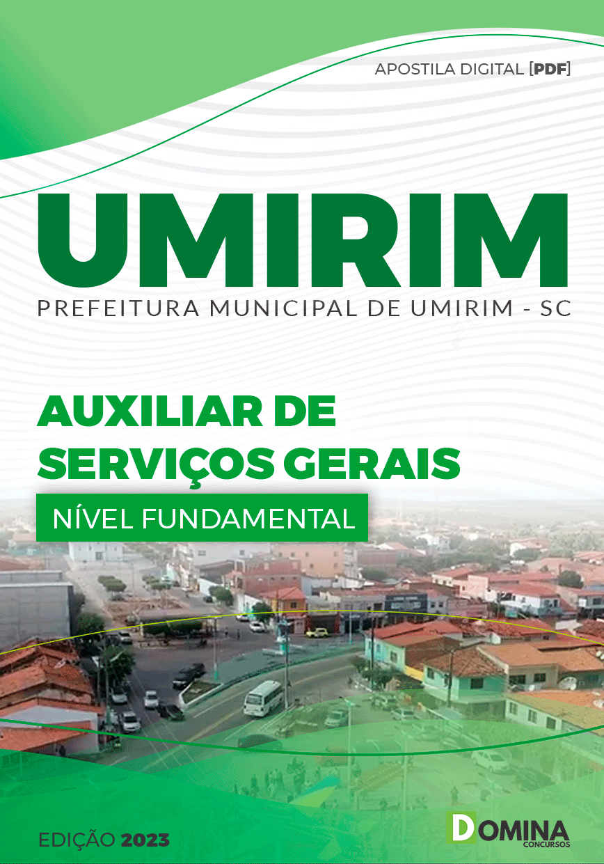 Apostila Concurso Pref Umirim CE 2023 Auxiliar Serviços Gerais