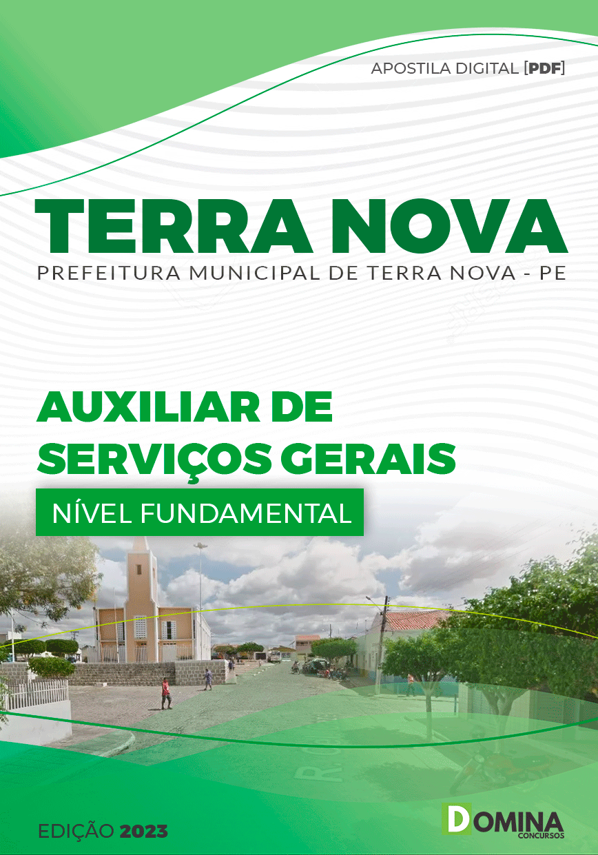 Apostila Pref Terra Nova PE 2023 Auxiliar Serviços Gerais