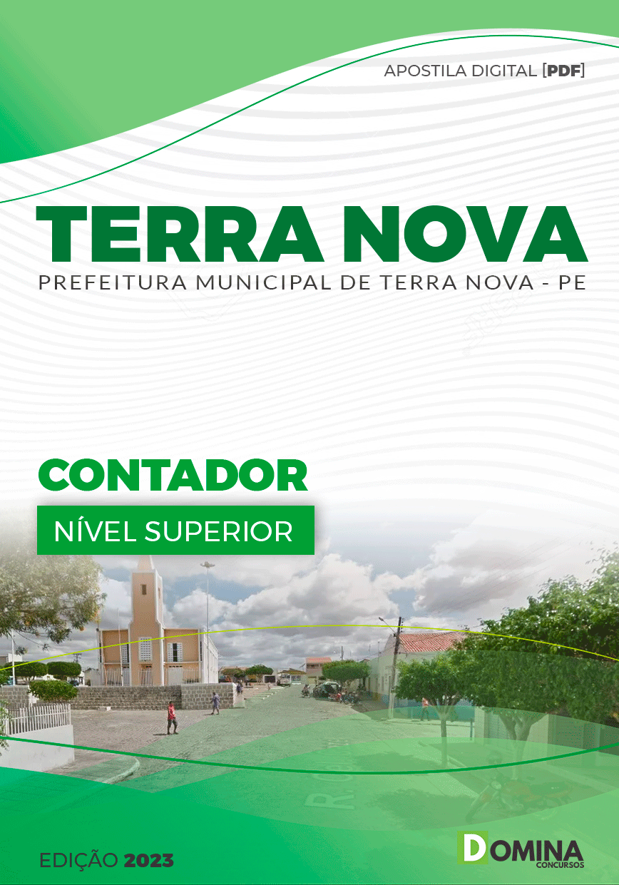 Apostila Digital Pref Terra Nova PE 2023 Contador