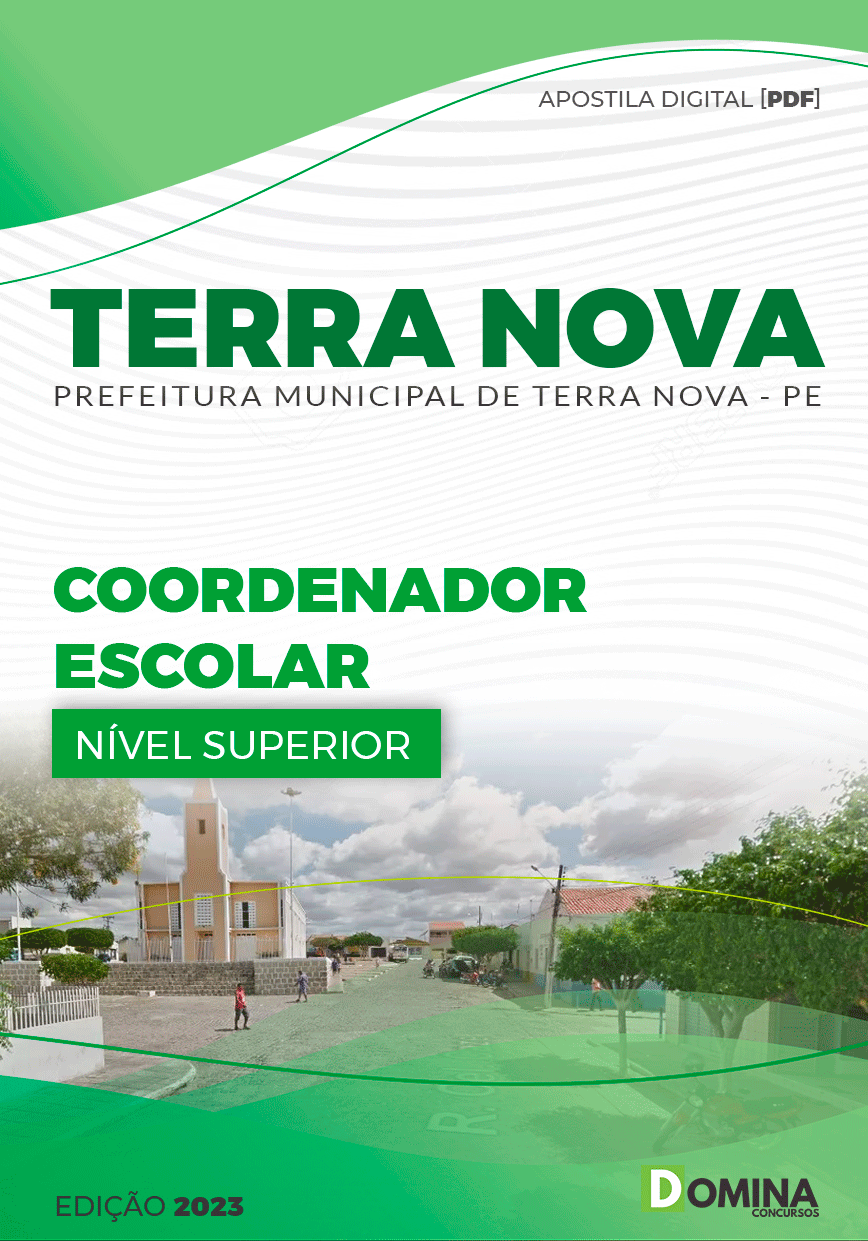 Apostila Digital Pref Terra Nova PE 2023 Coordenador Escolar