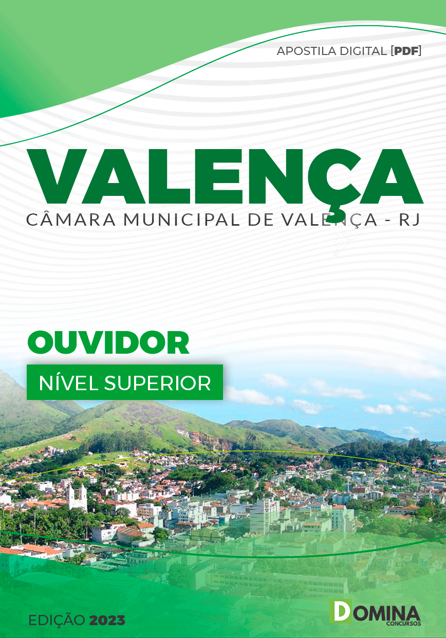 Apostila Concurso Câmara Valença RJ 2023 Ouvidor