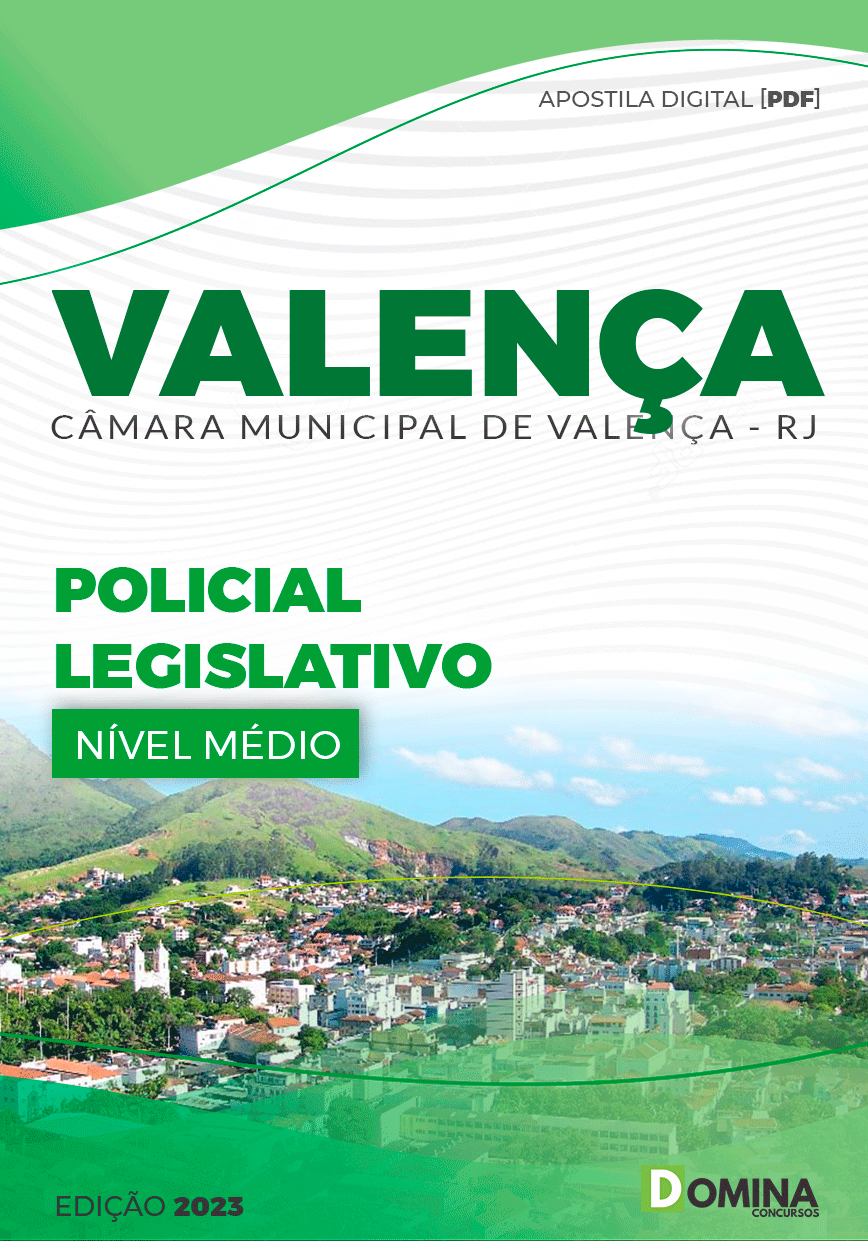 Apostila Câmara Valença RJ 2023 Policial Legislativo