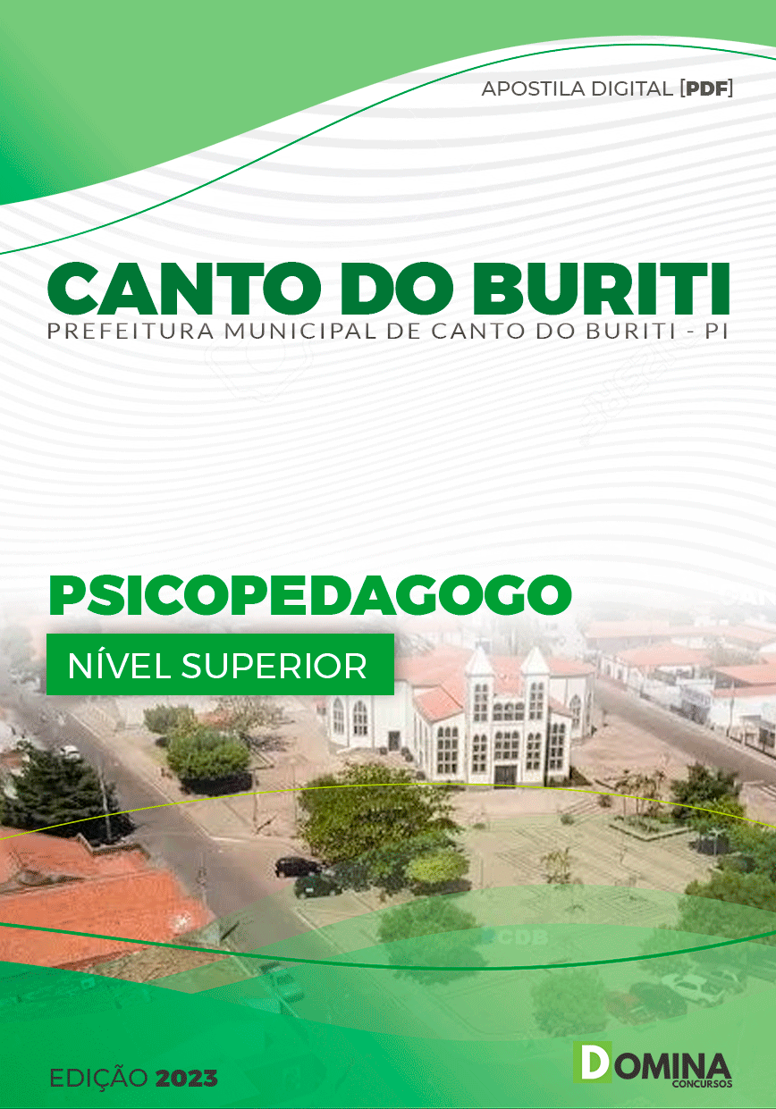 Apostila Digital Pref Canto Buriti PI 2023 PI Psicopedagogo