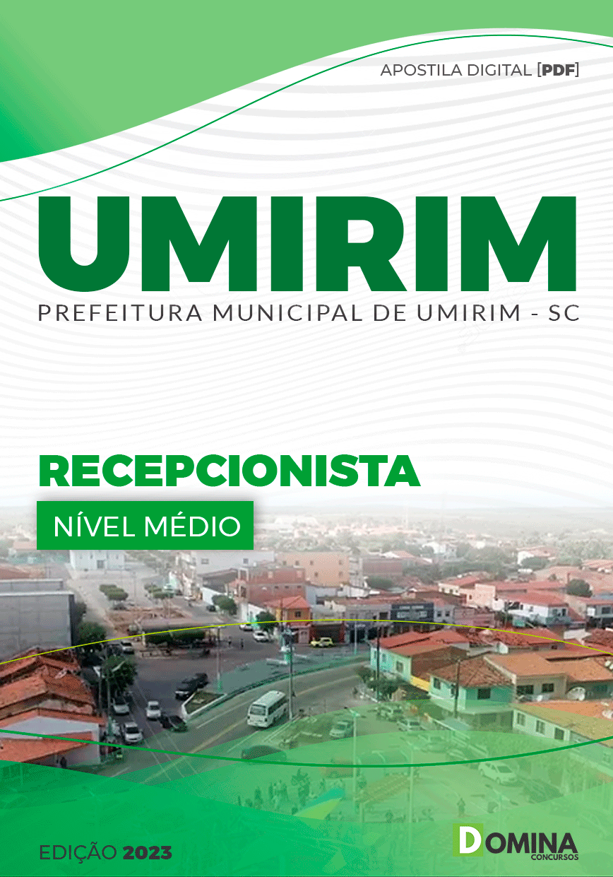 Apostila Concurso Pref Umirim CE 2023 Recepcionista