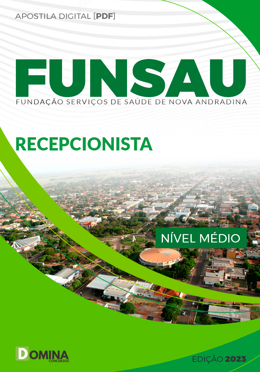 Apostila Funsau Andradina MG 2023 Recepcionista