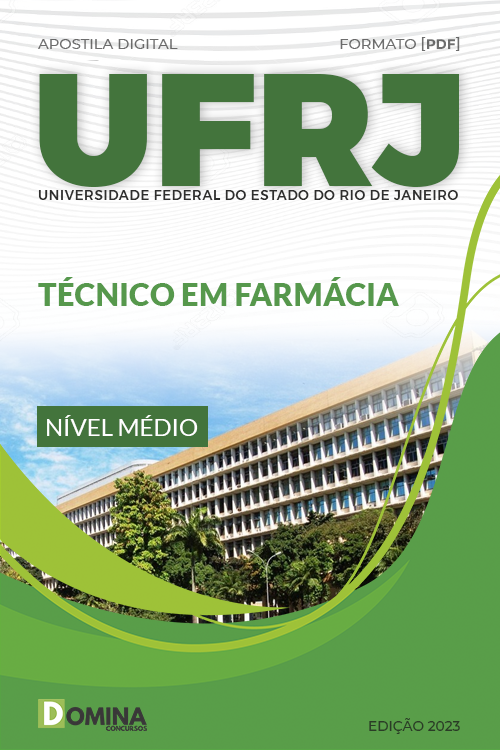 Apostila Digital Concurso UFRJ 2023 Técnico Farmácia