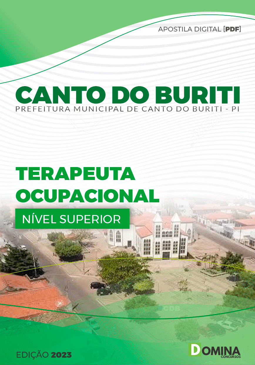 Apostila Pref Canto Buriti PI 2023 PI Terapeuta Ocupacional