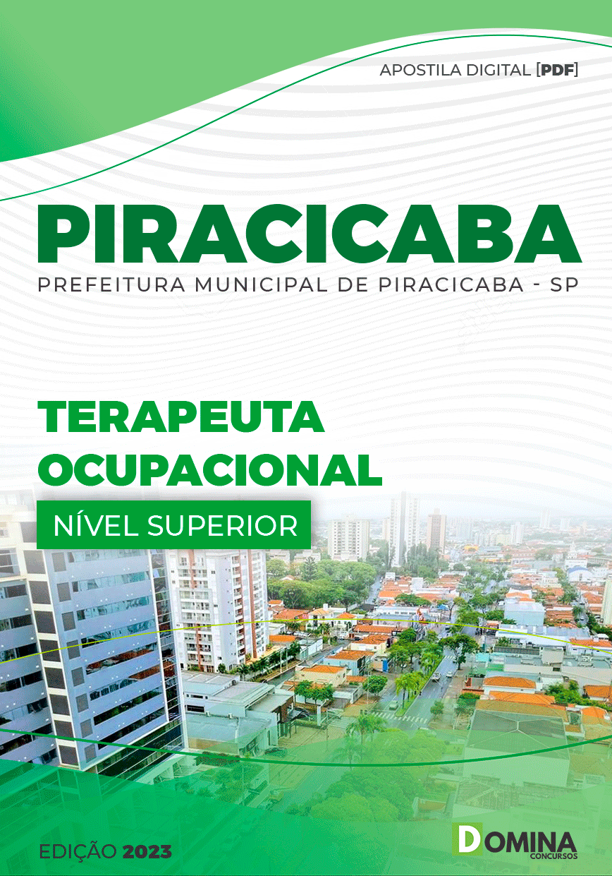 Apostila Pref Piracicaba SP 2023 Terapeuta Ocupacional