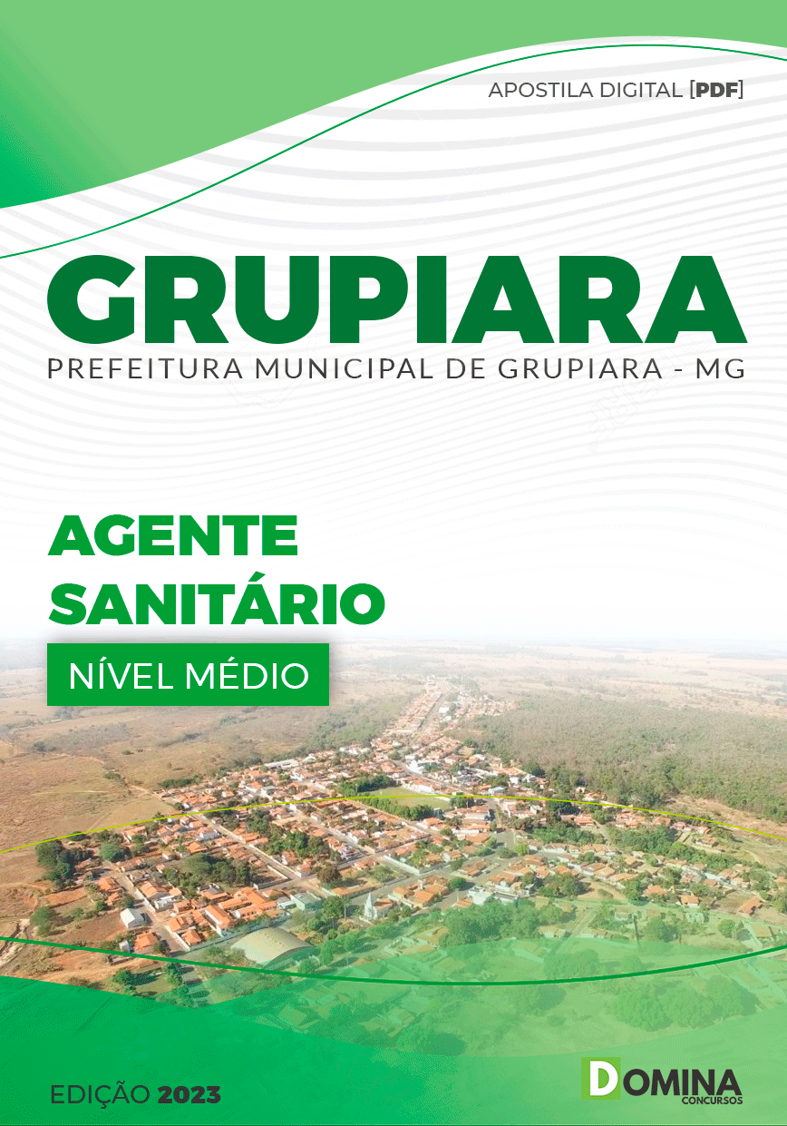 Apostila Concurso Pref Grupiara MG 2023 Agente Sanitário