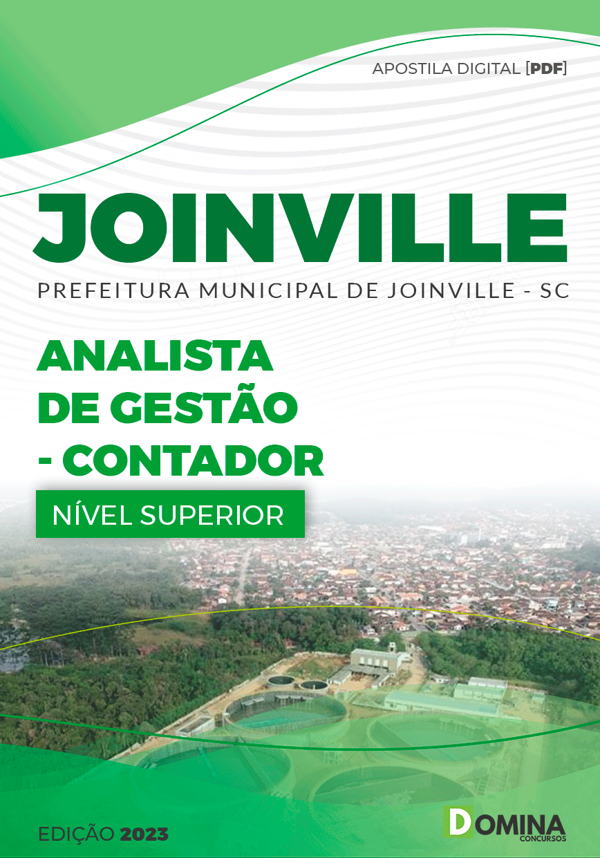 Apostila Pref Joinville SC 2023 Analista Gestão Contador