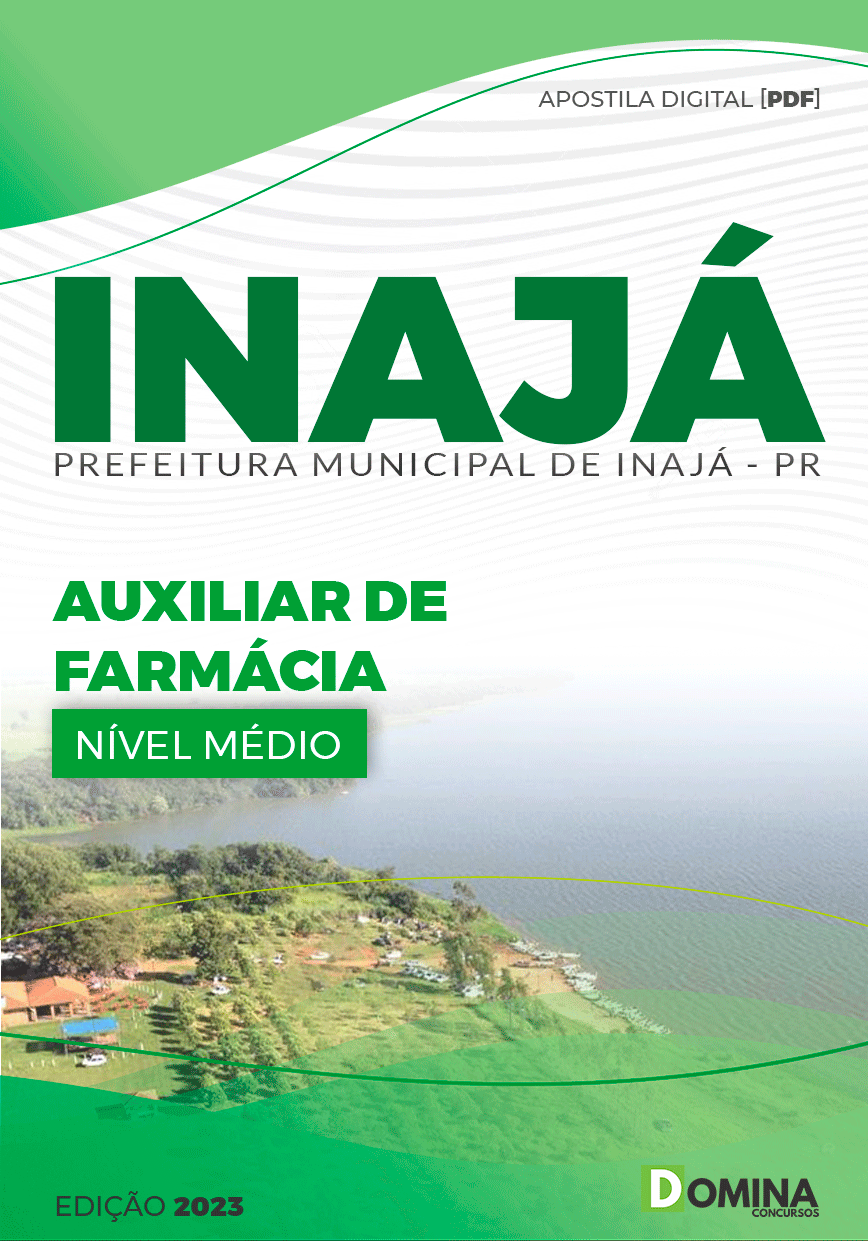 Apostila Concurso Pref Inajá PR 2023 Auxiliar Farmácia