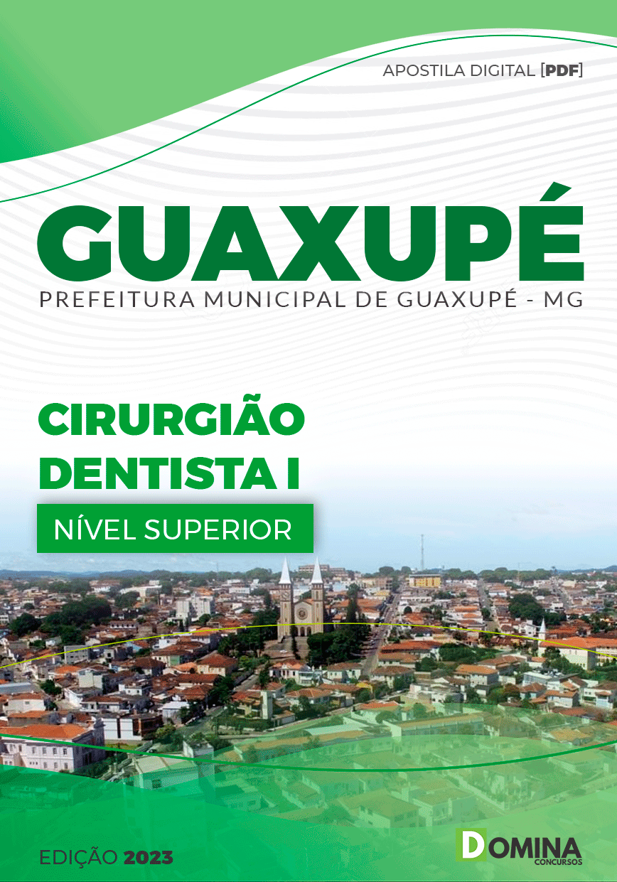 Apostila Concurso Guaxupé 23 Cirurgião Dentista I - Domina - Domina ...