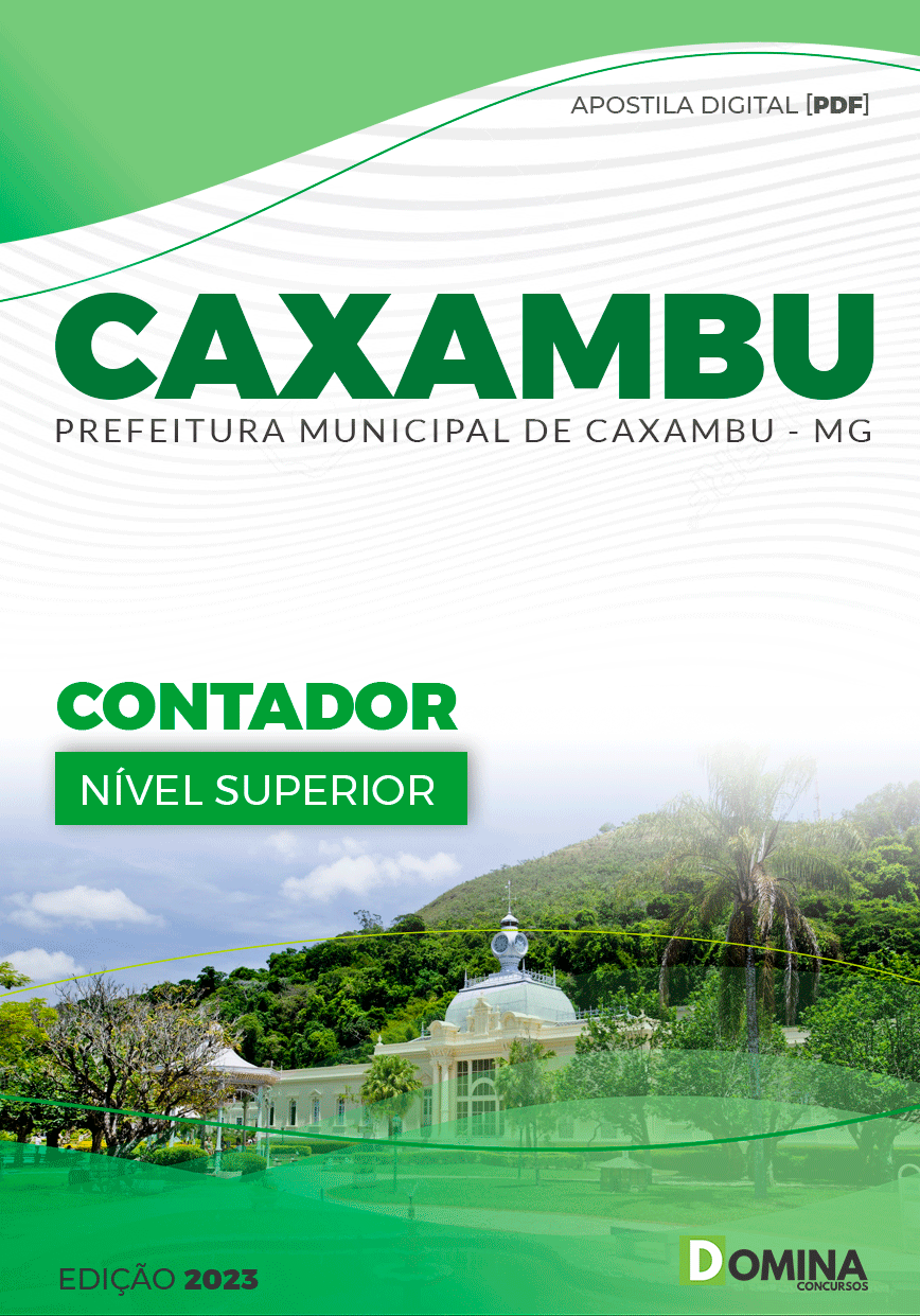 Apostila Concurso Pref Caxambu MG 2023 Contador