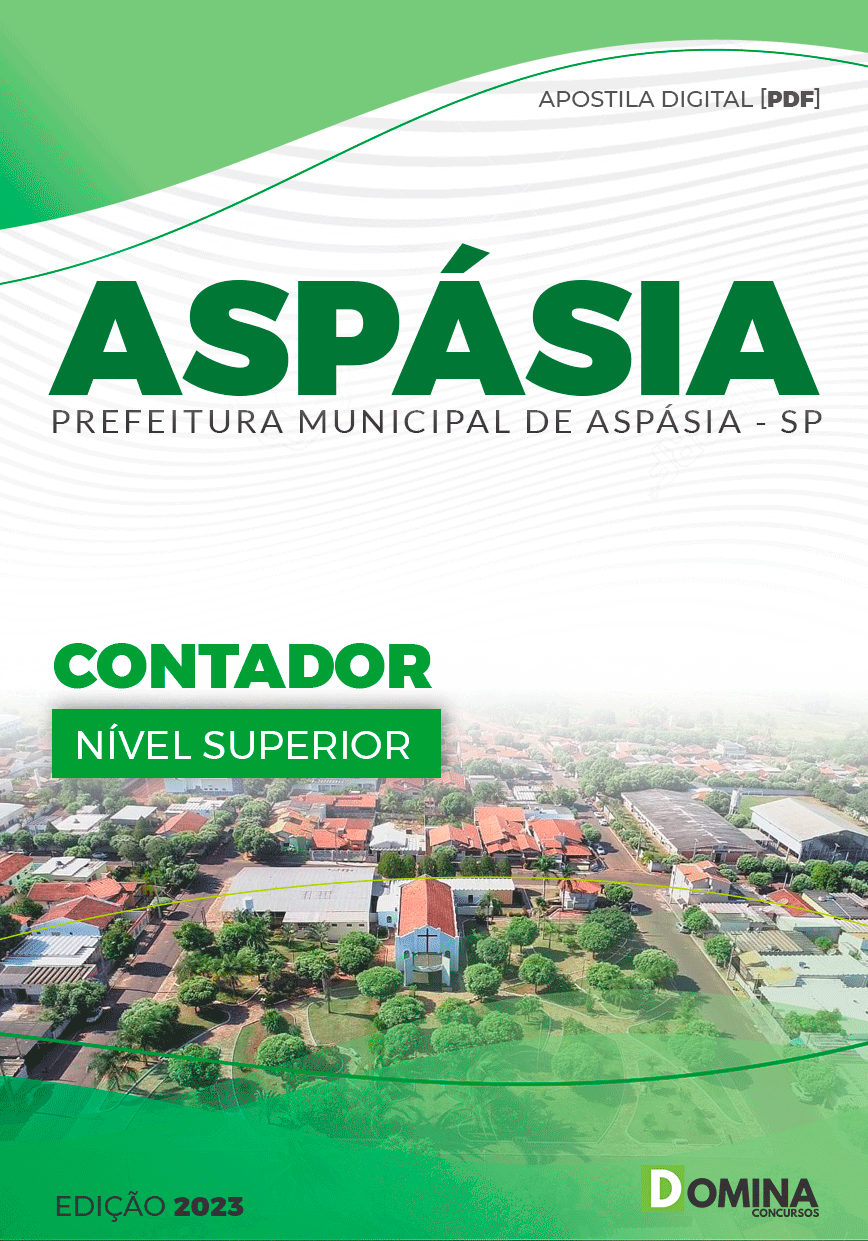 Apostila Concurso Pref Aspásia SP 2023 Contador