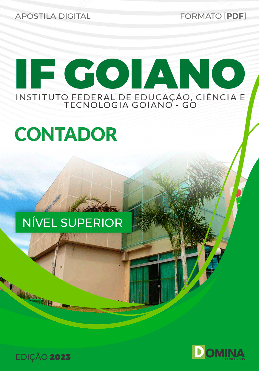 Apostila Concurso IF Goiano GO 2023 Contador