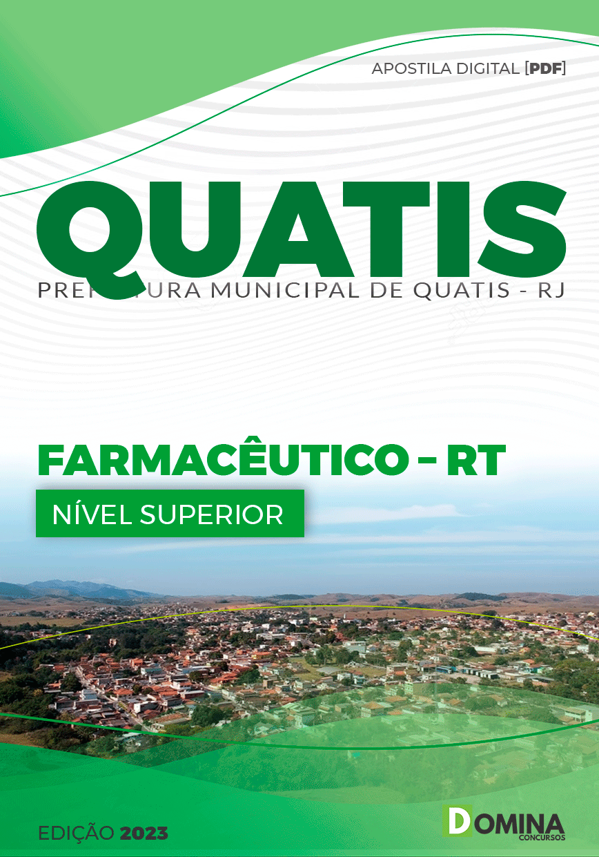 Apostila Concurso Pref Quatis RJ 2023 Farmacêutico RT