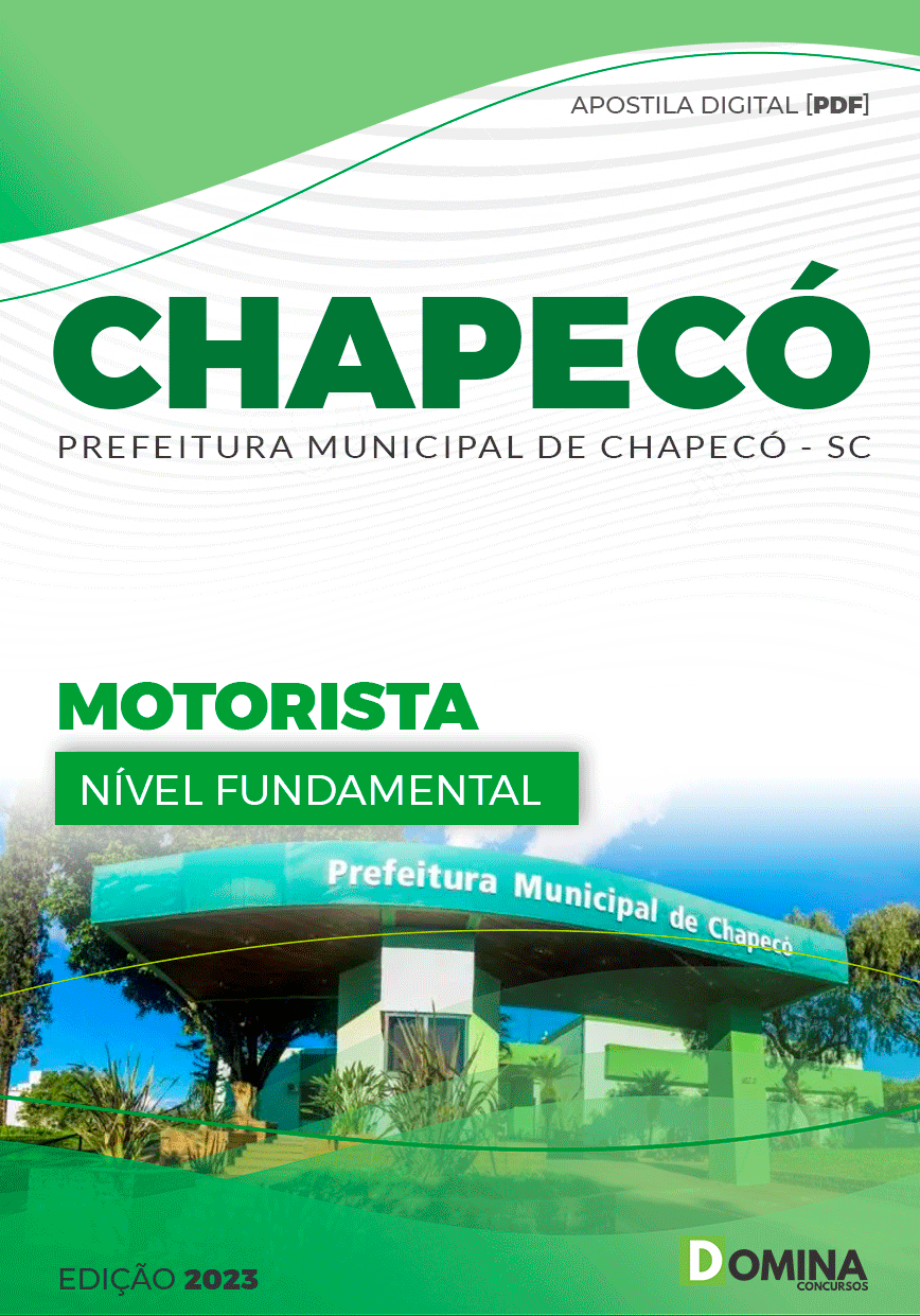 Apostila Concurso Pref Chapecó SC 2023 Motorista