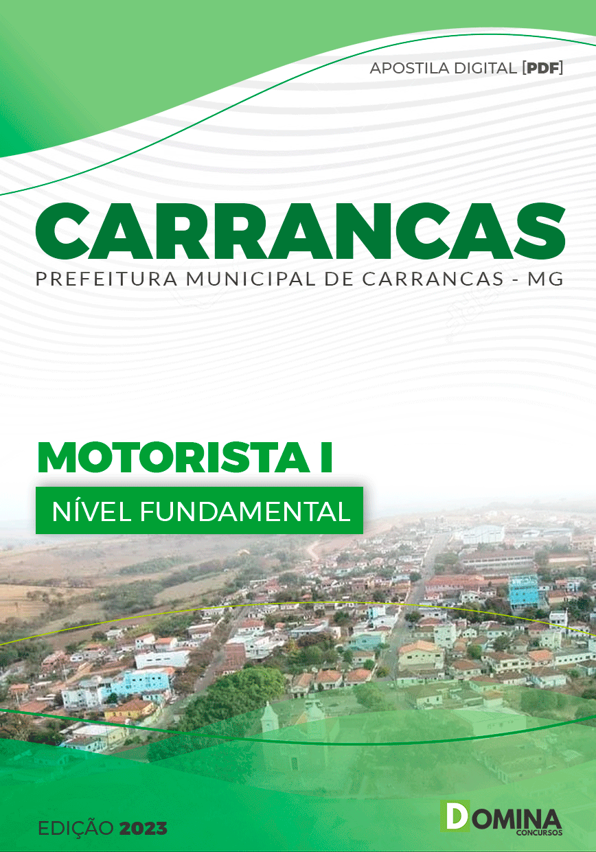 Apostila Digital Pref Carrancas MG 2023 Motorista I