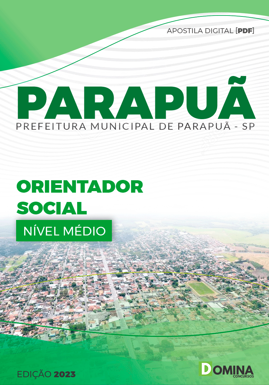 Apostila Concurso Pref Parapuã SP 2023 Orientador Social