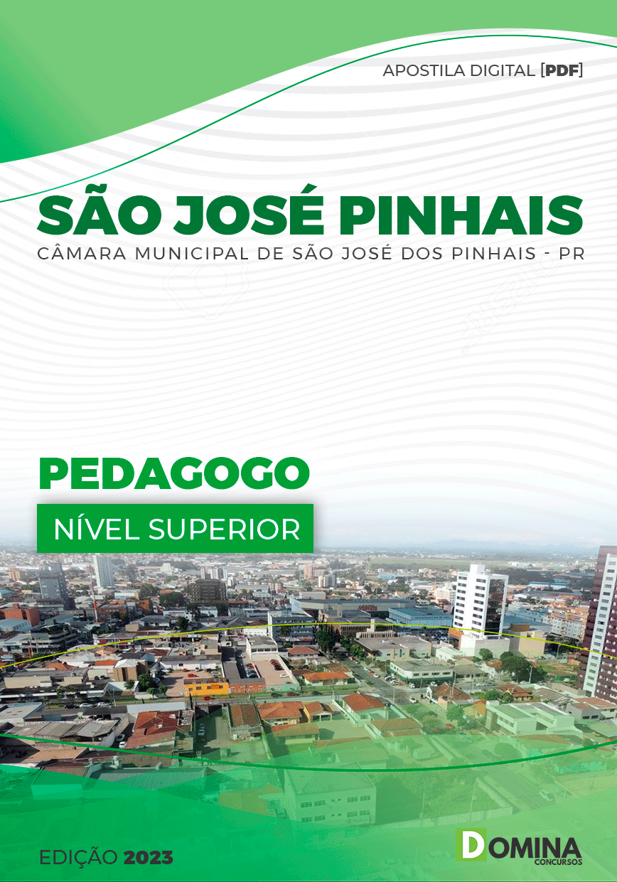 Apostila Câmara São José dos Pinhais PR 2023 Pedagogo