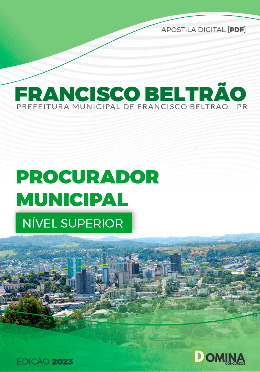 Apostila Pref Francisco Beltrão PR 2023 Professor Rede Municipal Artes